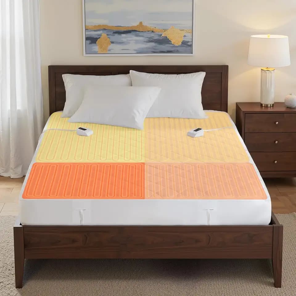 Serta Multi-Zone Heated Mattress Pad Dual Zone Body & Foot King