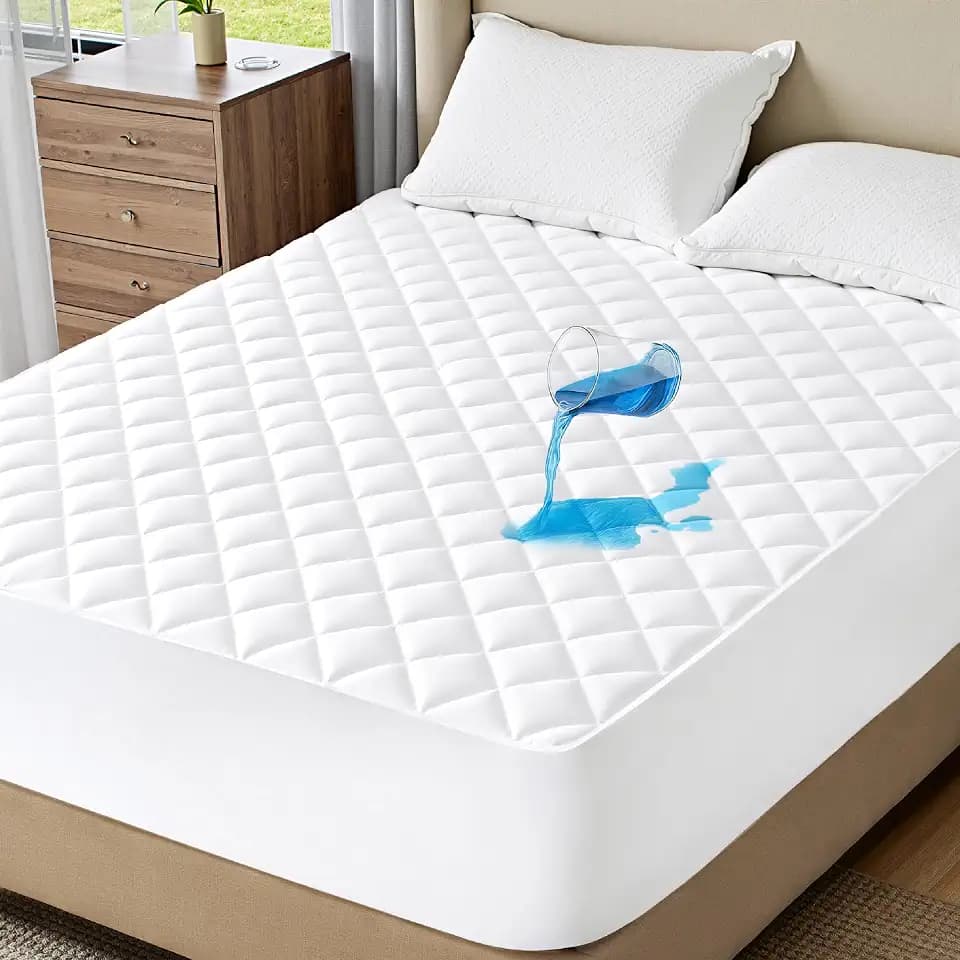 Bedsure Queen Mattress Protector, Quilted Waterproof Mattress Protector