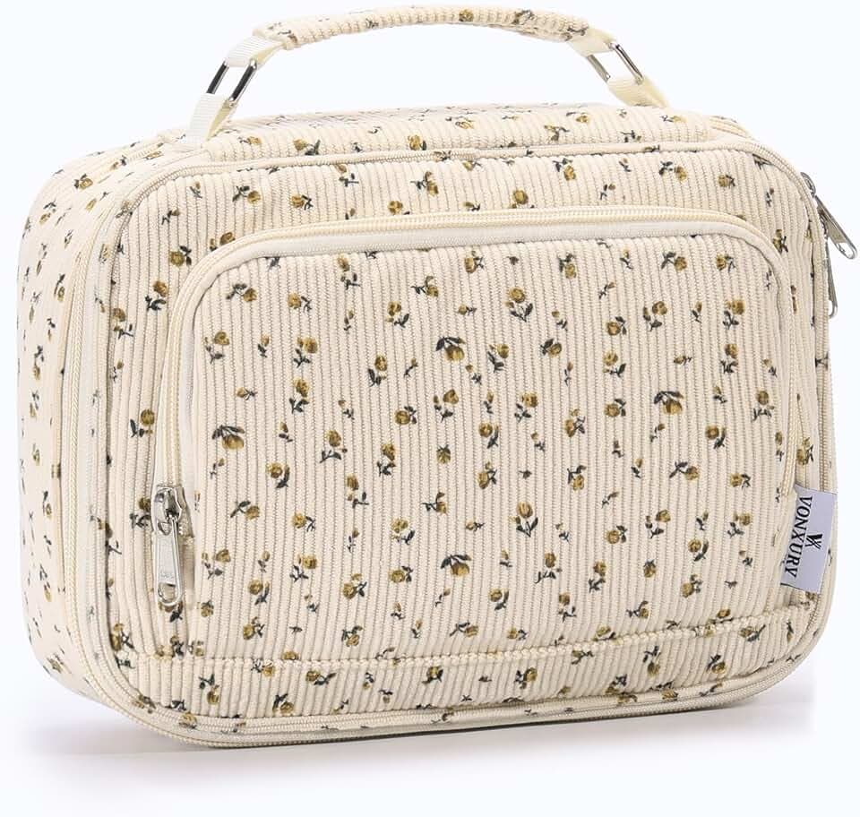 VX VONXURY Large Pencil Case, 54-Slot Colored Pen Pouch 2 Removable Sleeves