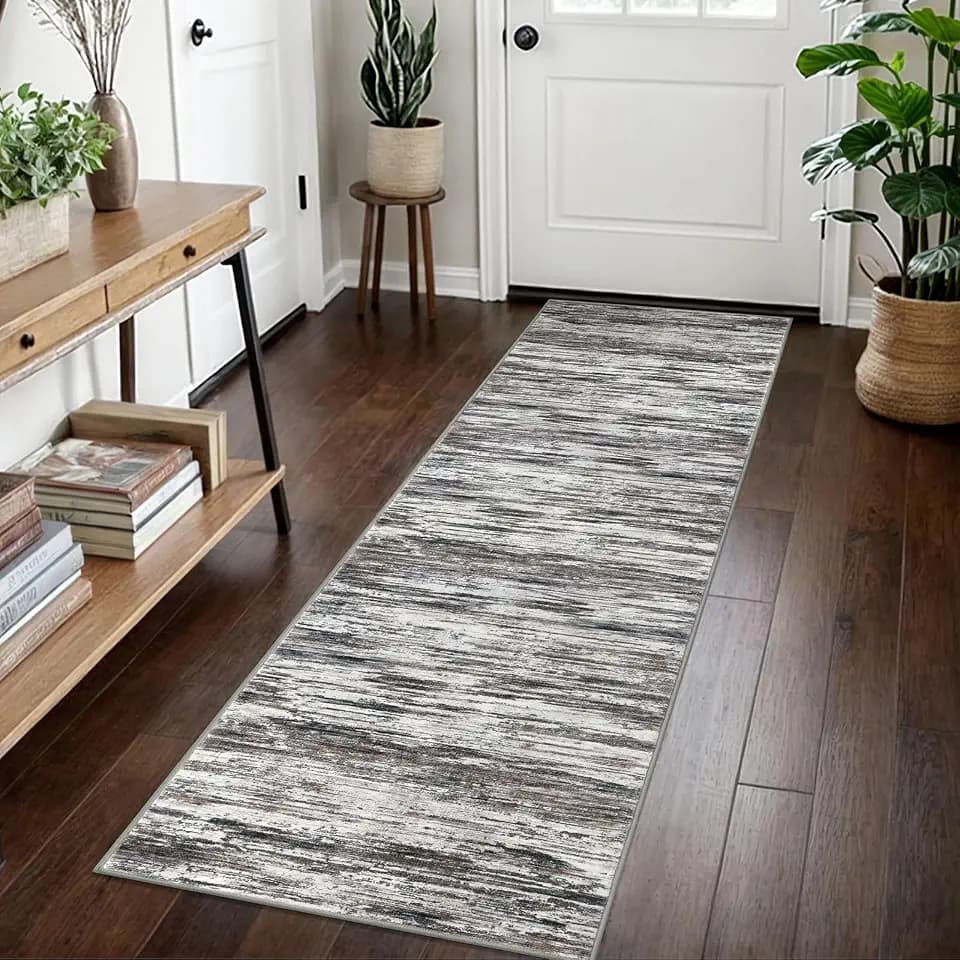 SIILOOM 2x7 Washable Runner Rug, Non Slip Soft Area Rug for Hallway Kitchen