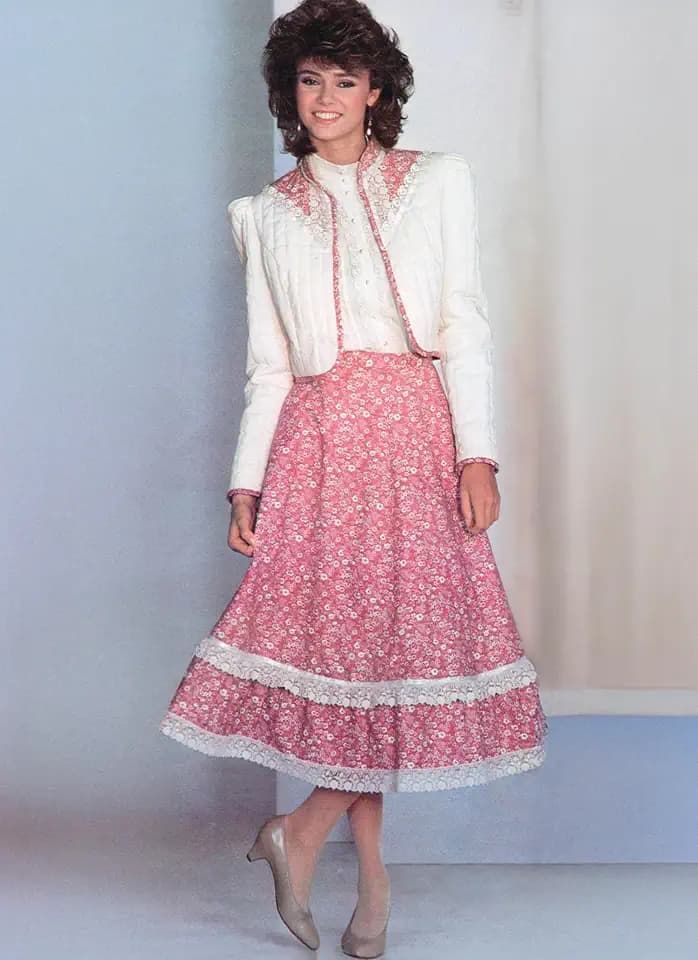 Simplicity S3214 Women's Vintage Gunne Sax Separates Sewing Pattern by Jessica McClintock, Sizes 6-14