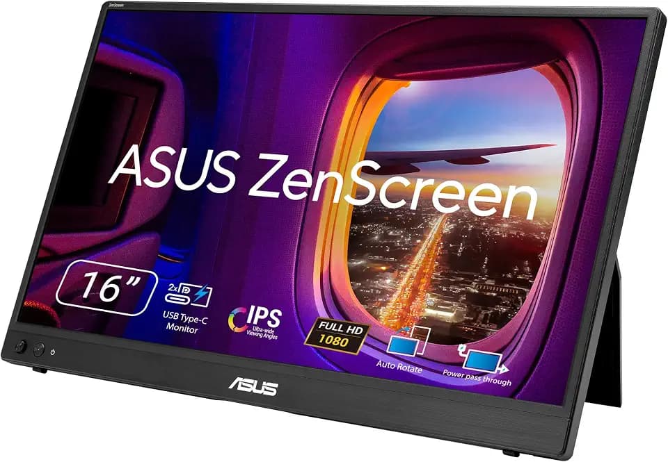 ASUS ZenScreen MB16AHVE 15.6 Zoll FHD IPS Portabler Monitor