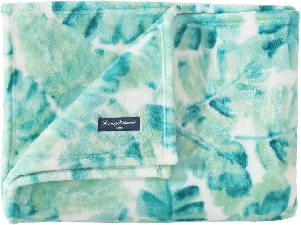 Tommy Bahama - Soft Fleece Throw Blanket for Couch or Bed, 50 x 70