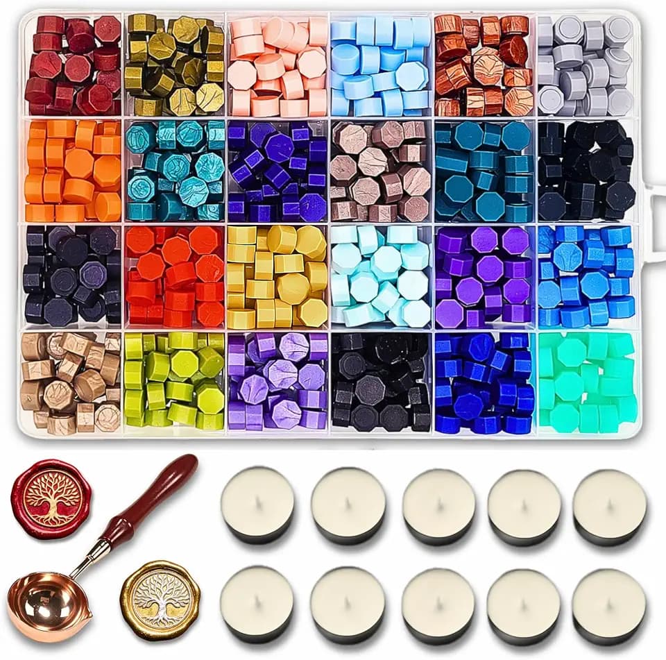 xxxHOLIC Wax Seal Kit, 360 Beads in 24 Colors