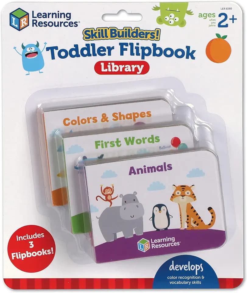 Learning Resources Skill Builders! Toddler Flipbook Library