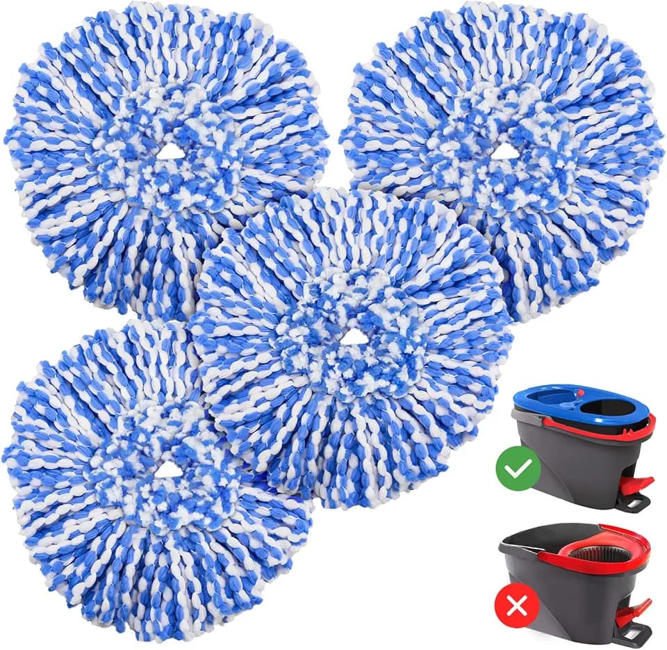 RinseClean Spin Mop Replacement Head for O Ceda RinseClean Dual System