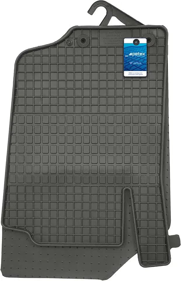 PETEX Gummimatten passend für 207 ab 04/2006-03/2012 / 207 CC ab 02/2007 Fußmatten schwarz 4-teilig