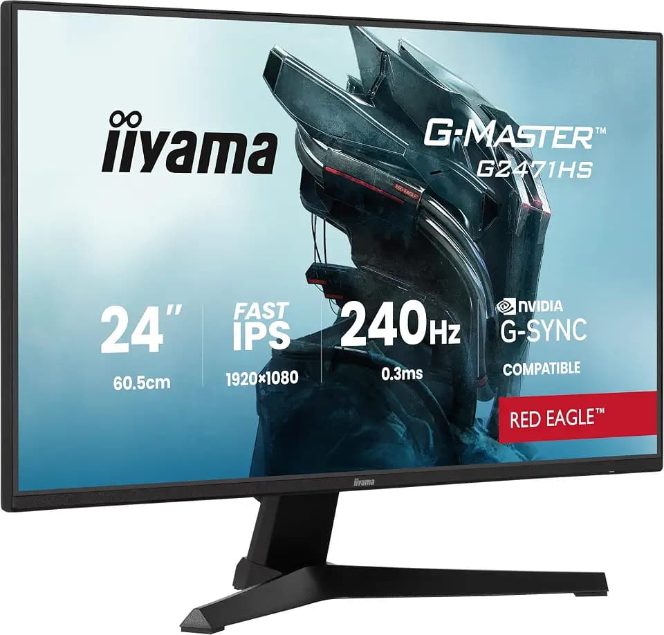 iiyama G-Master Red Eagle G2471HS-B1 Full-HD Fast IPS Gaming-Monitor