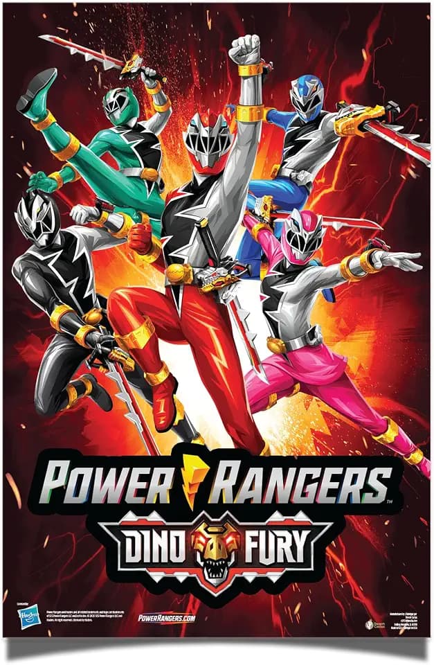 Desert Cactus Power Rangers Paper Poster 11 x 17 inch Wall Decor (#1)