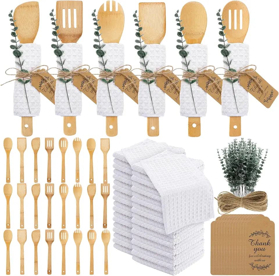 Funnymoom 24 Sets Bridal Shower Favors, Kitchen Utensils Gifts for Guests