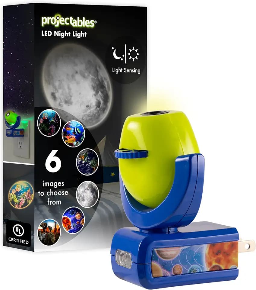 Projectables Planet Earth Night Light with Dusk to Dawn Sensor