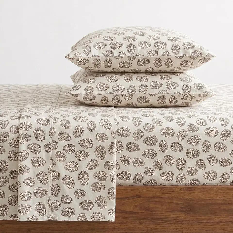 Eddie Bauer - Twin Sheet Set with Fitted Sheet & Pillowcase
