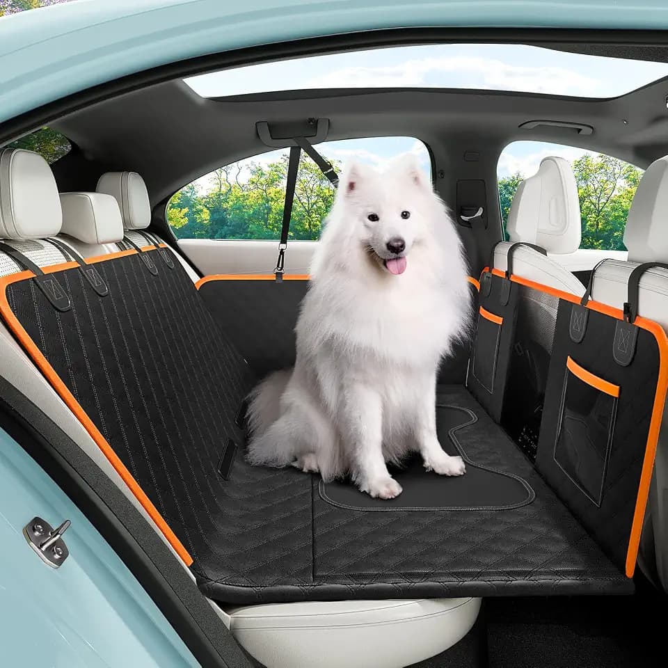 pecute Hundedecke Auto Rückbank mit Harter Unterseite bis zu 180 kg