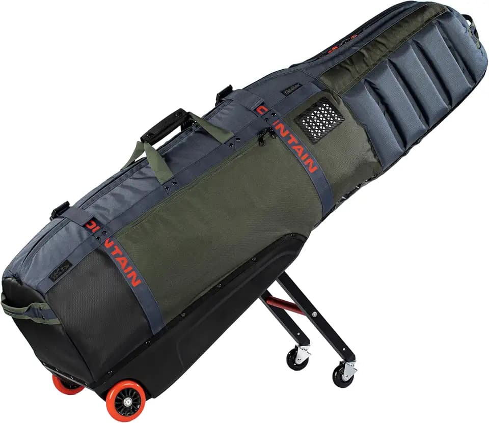 Sun Mountain ClubGlider Meridian Golf Travel Bag, 4-Wheel Rolling Retractable-Leg System