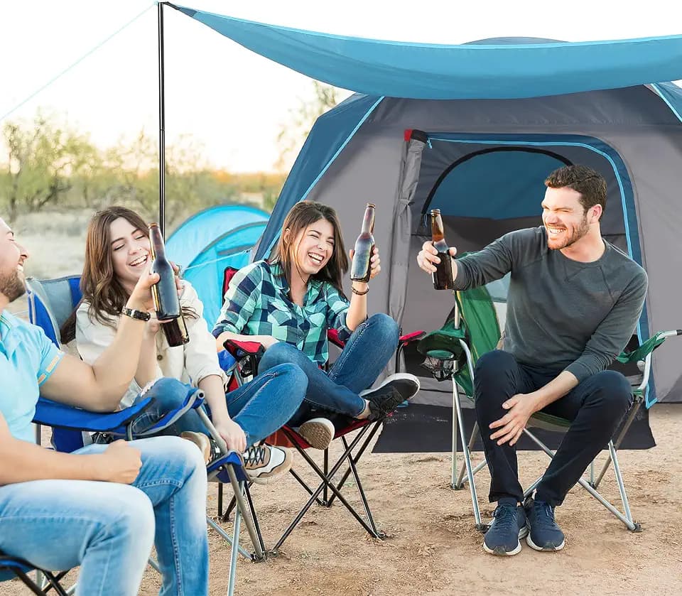 Camping Tent, Family Tent for Camping, Easy Set Up Tents 4-6 Person,Waterproof,Spacious, Lightweight Portable for Family Outdoor Adventures,Traveling