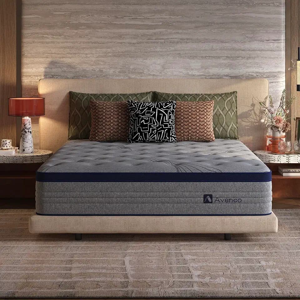 Avenco King Mattress 14 Inch, Luxury Hotel-Level Cooling Hybrid Mattress
