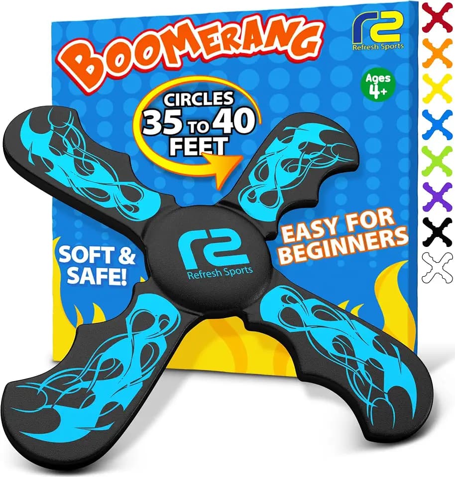 Outside Toys Boomerang - Best Toy Gifts For 6+ Year Old Boys & Girls