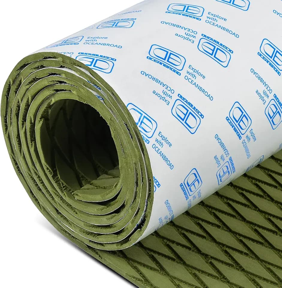 OCEANBROAD Camouflage Boat Flooring Traction Pad 96''x16''/23.5''/38''/47''
