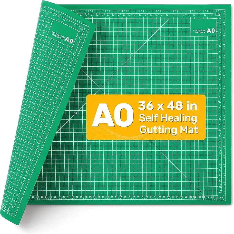 Pangda 1 Pcs 36 x 48 in Large Self Healing Cutting Mat for Sewing, Light