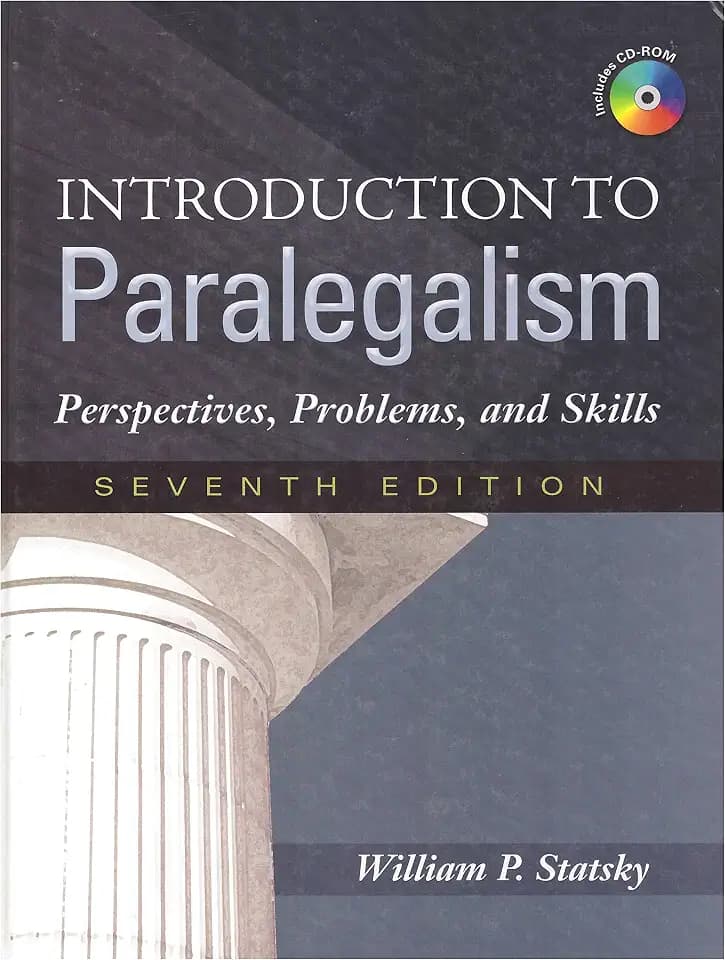 Introduction to Paralegalism: Perspectives, Problems and Skills