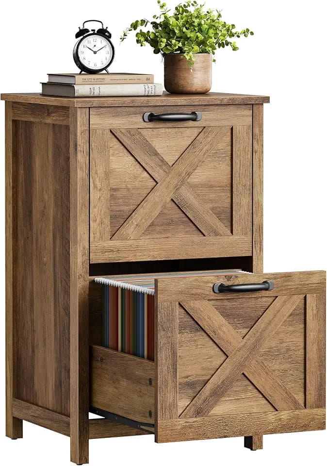 VASAGLE File Cabinet, 2-Drawer Filing Cabinet for Home Office