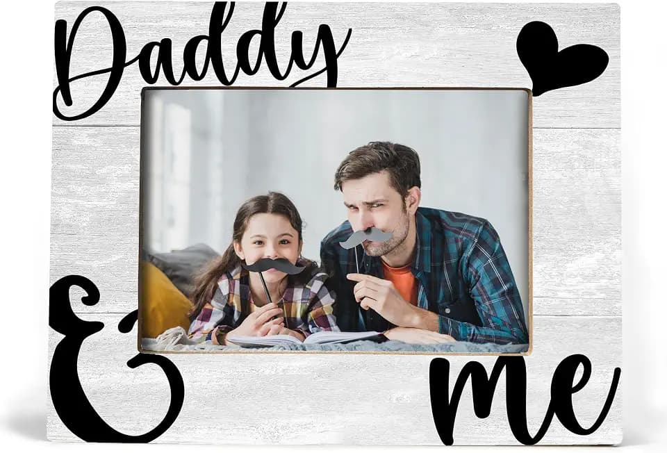 Daddy and Me Picture Frame, Dad Picture Frame for Daughter