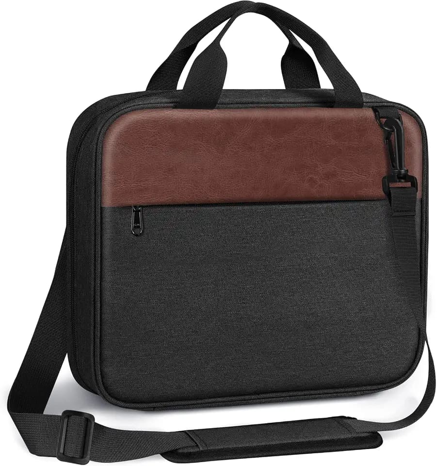 FINPAC Large Bible Cover for Men, Carrying Bible Bag Church Book Case
