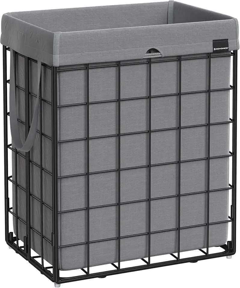 SONGMICS Laundry Hamper, Collapsible, 23.8 Gal. (90L)