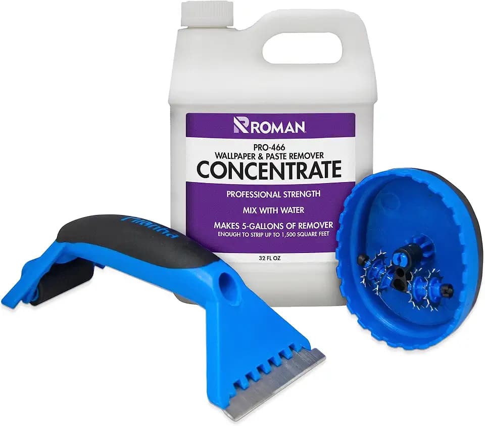 ROMAN Wallpaper Removal Kit - Makes 5 Gallons of Remover