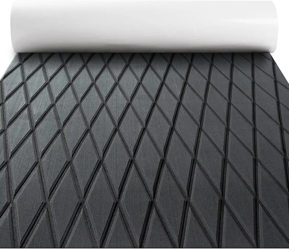 Fullfire Boat Flooring - EVA Foam Boat Decking - Marine Mat Self-Adhesive Flooring Sheet Marine Carpet for Motorboat Yacht Kayak RV