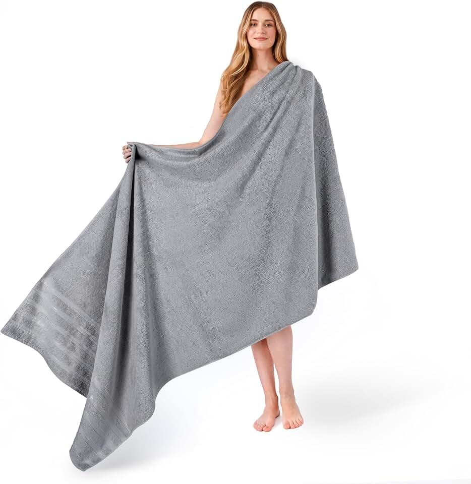 American Soft Linen 100% Cotton Luxury Turkish Towels, 35x70 XL Bath Sheet