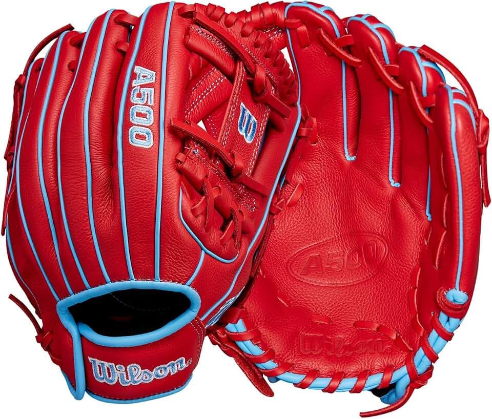 Wilson | A500 | Adult + Youth Baseball Glove + Mitt | Sizes 10.5" - 12.5" | Right + Left Hand Throw | Multiple Styles