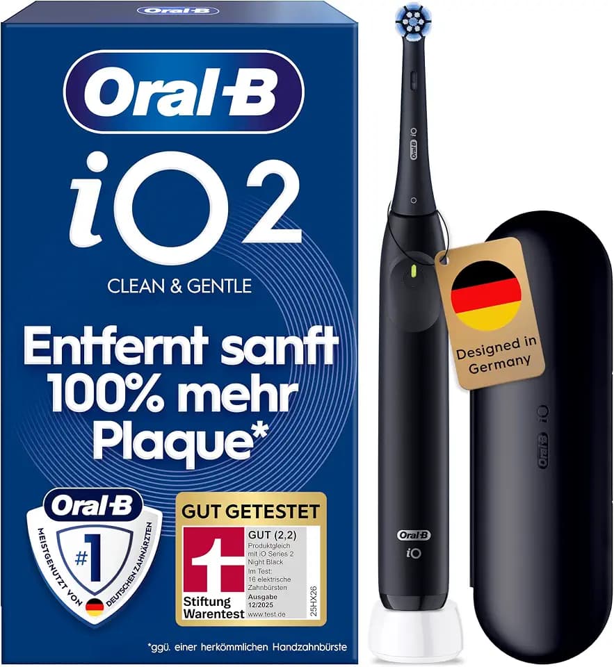 Oral-B iO Series 2 Elektrische Zahnbürste, Schwarz