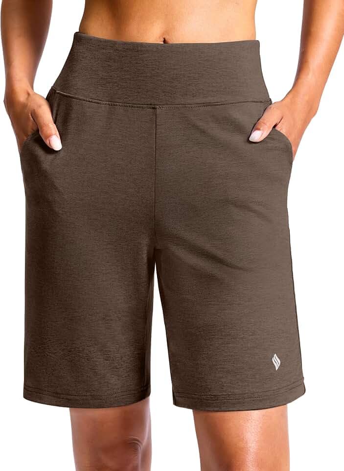 SANTINY 7''/ 9'' Shorts for Women with Pockets
