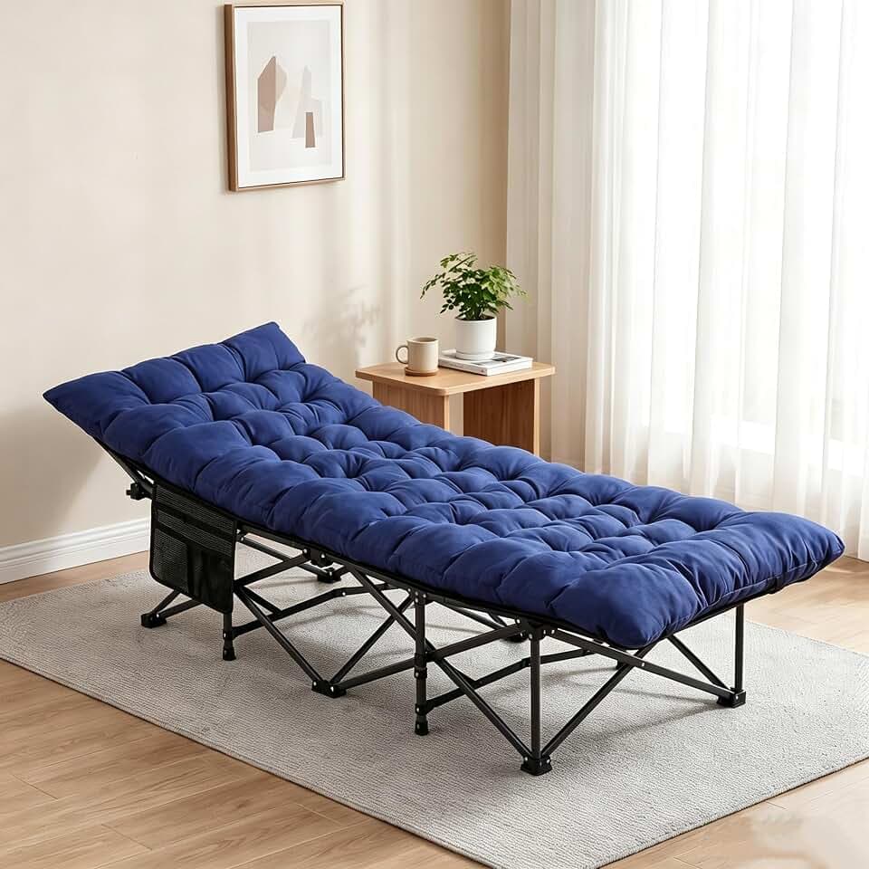 NEWBULIG Camping Cots for Adults, Foldable Bed, Sleeping Cot