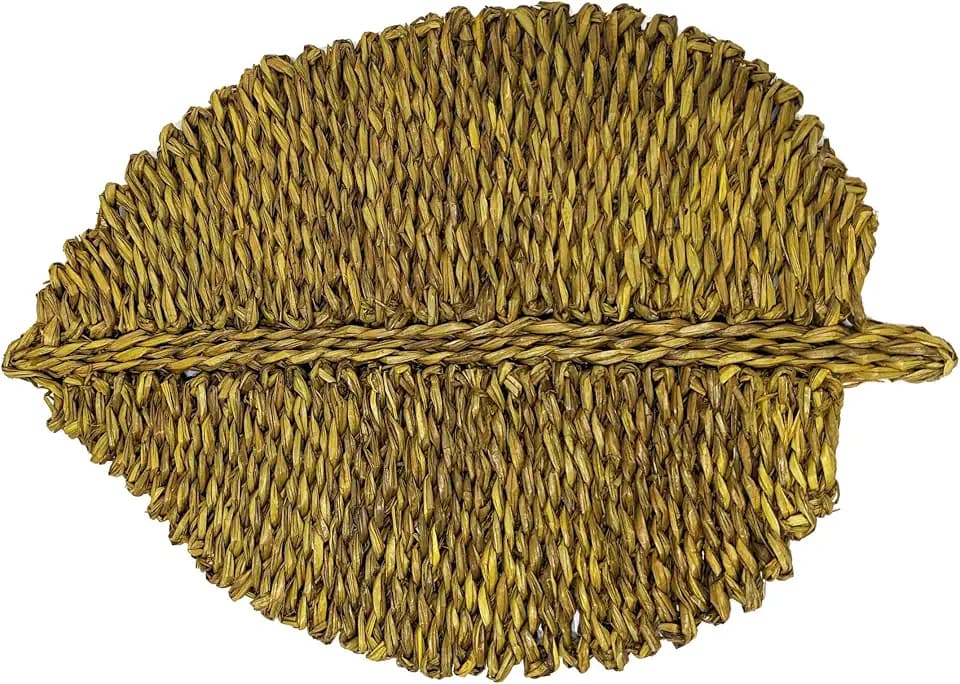 Leaf Yellow Seagrass Placemat - Set of 4
