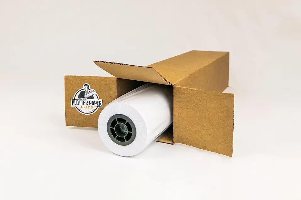 46lb Heavyweight Coated Bond Paper, 36in x 100ft, 2" core, 1 roll per box