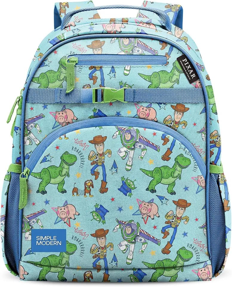 Simple Modern Disney Toy Story Kids Backpack for School, Girls, Boys | 12L