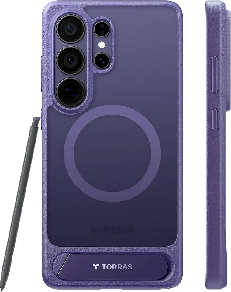TORRAS Ostand L1 für Samsung Galaxy S26 Ultra Hülle mit MagSafe, Violett