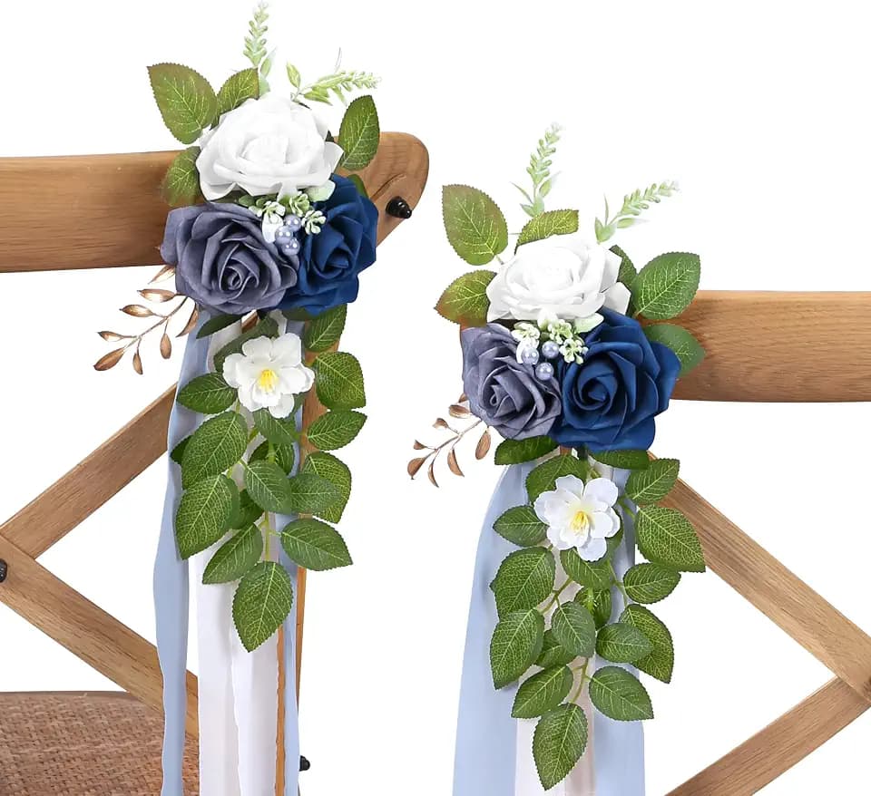10 Blue Wedding Aisle Decorations