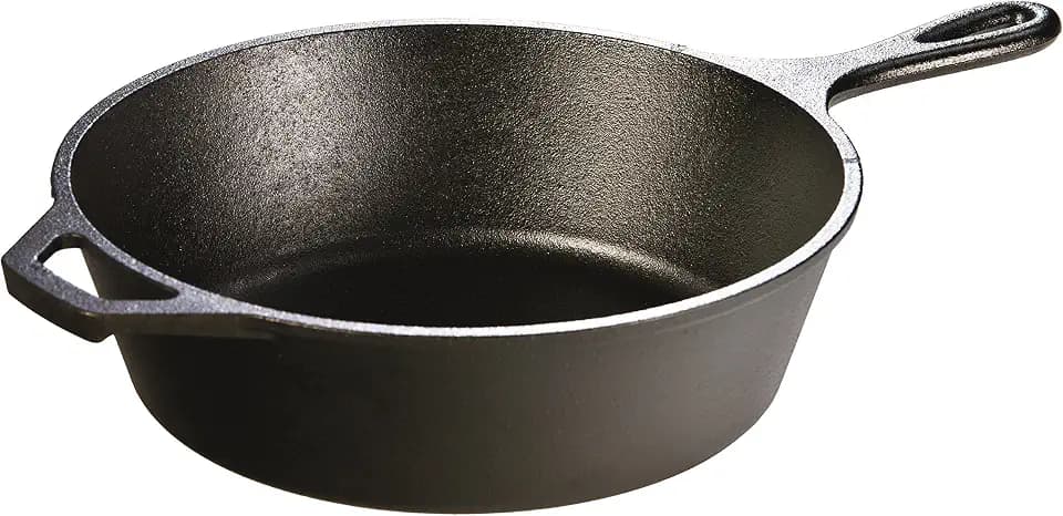 Lodge Pre-Seasoned Cast Iron Deep Skillet, 3 Quart