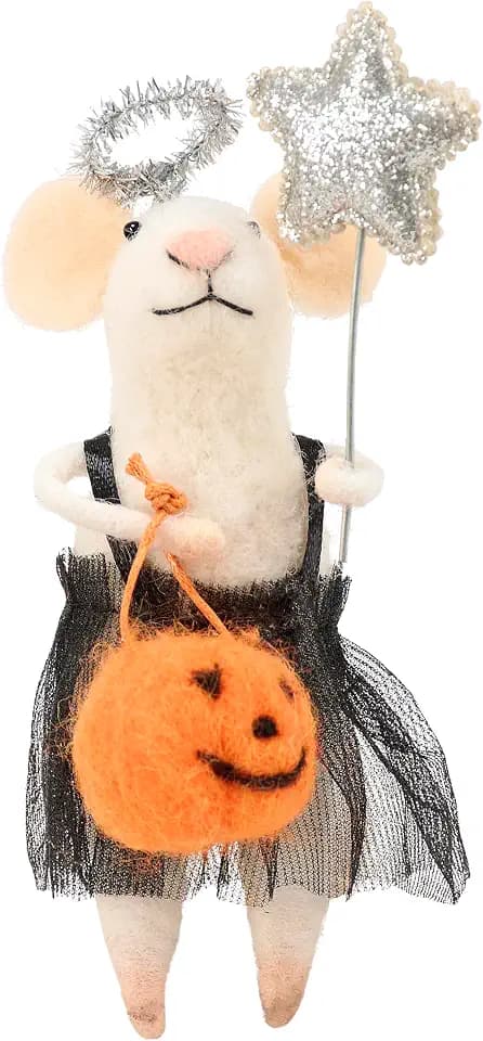 Primitives by Kathy Collectible Critter - Angel Mouse, Coordinate with Our Other Collectible Critters/Figurines for a Delightful/Seasonal Display