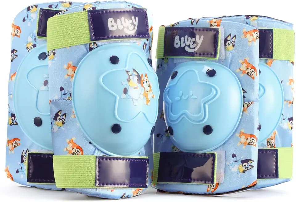 Kids Elbow and Knee Pads, Protective Gear Set, Adjustable Straps