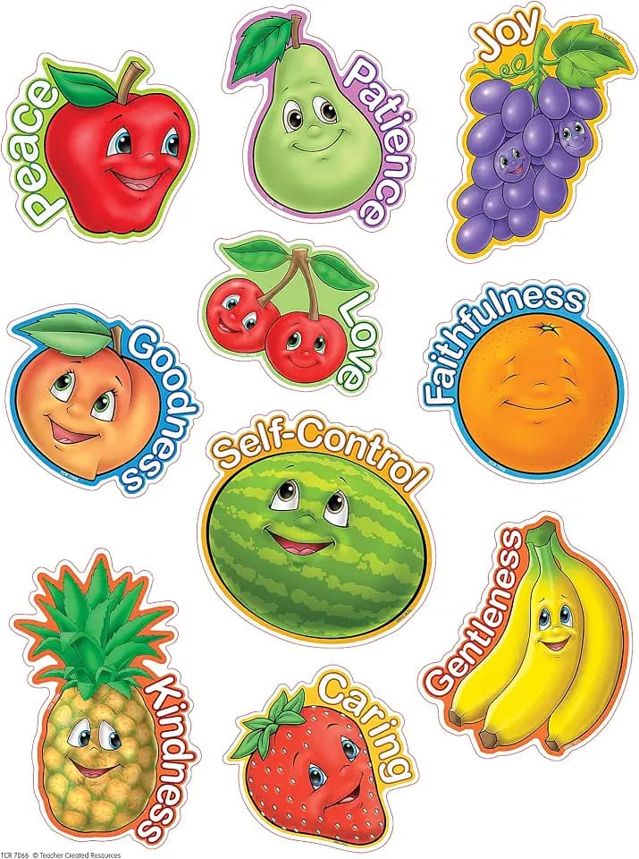Teacher Created Resources Fruit of The Spirit Accents Pack (TCR7066)