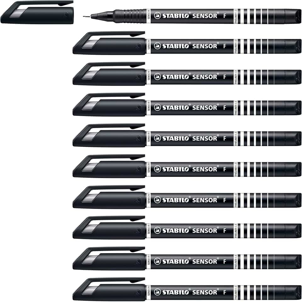STABILO - Fineliner mit gefederter Spitze - SENSOR F