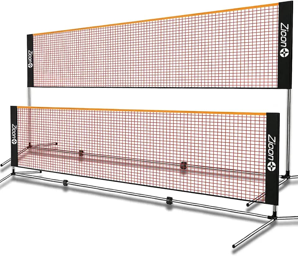 Stainless Steel Portable Badminton Net Set Foldable/extendable Poles