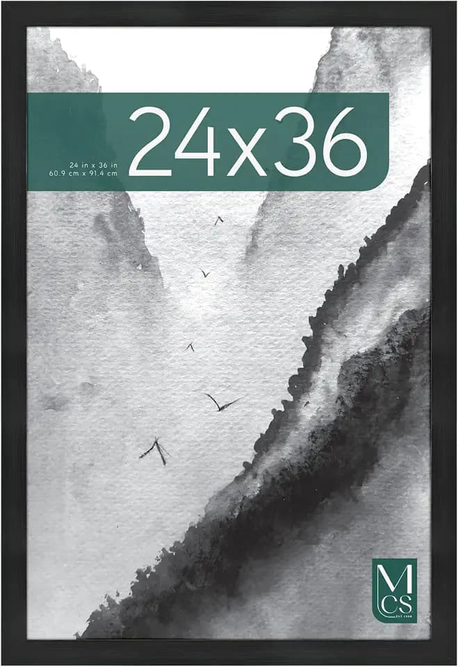 MCS Museum Poster Frame, 24x36, Onyx