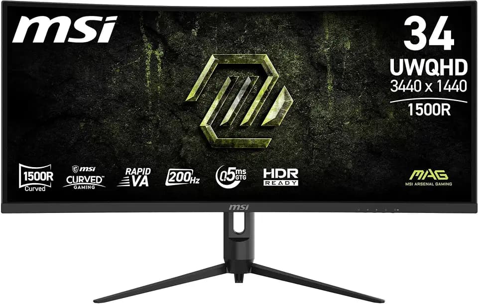MSI MAG 342CQRF E20 Curved Gaming Monitor 34 Zoll UWQHD