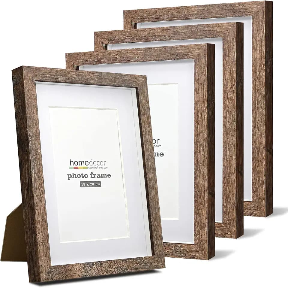 6x8 Shadow Box Picture Frame with Real Tempered Glass