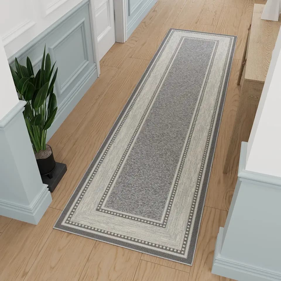 Ottomanson 3x10 Hallway Runner Rug – Non-Slip Kitchen Rugs